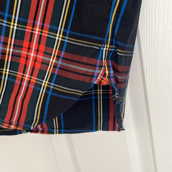 J.Crew Jeweled Button Popover Tunic in Stewart Tartan - Picture 10 of 12